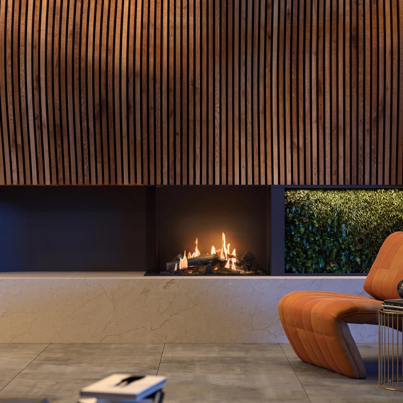 MatriX Hybrid 800/650 II Gaspejs - Faber MatriX Hybrid 800/650 II gaspejs fra Faber med sort finish og moderne hjørnedesign.