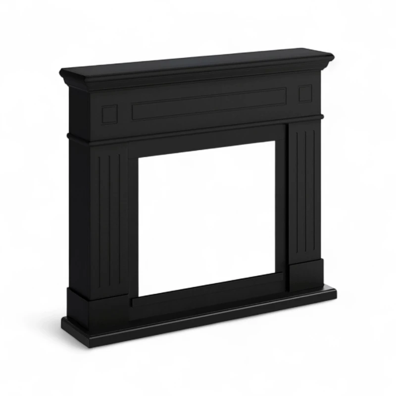 TAGU Larsen Sort - Fritst&aring;ende pejseramme uden pejseindsats