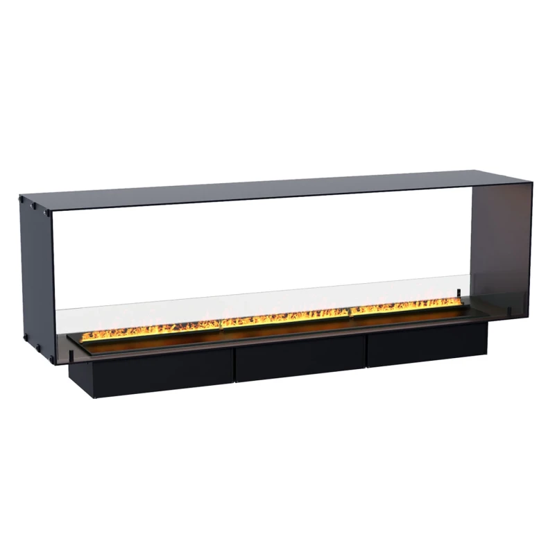 Foco Myst Two 1800 &ndash; Gennemg&aring;ende hybridpejs med flammeeffekt af vanddamp