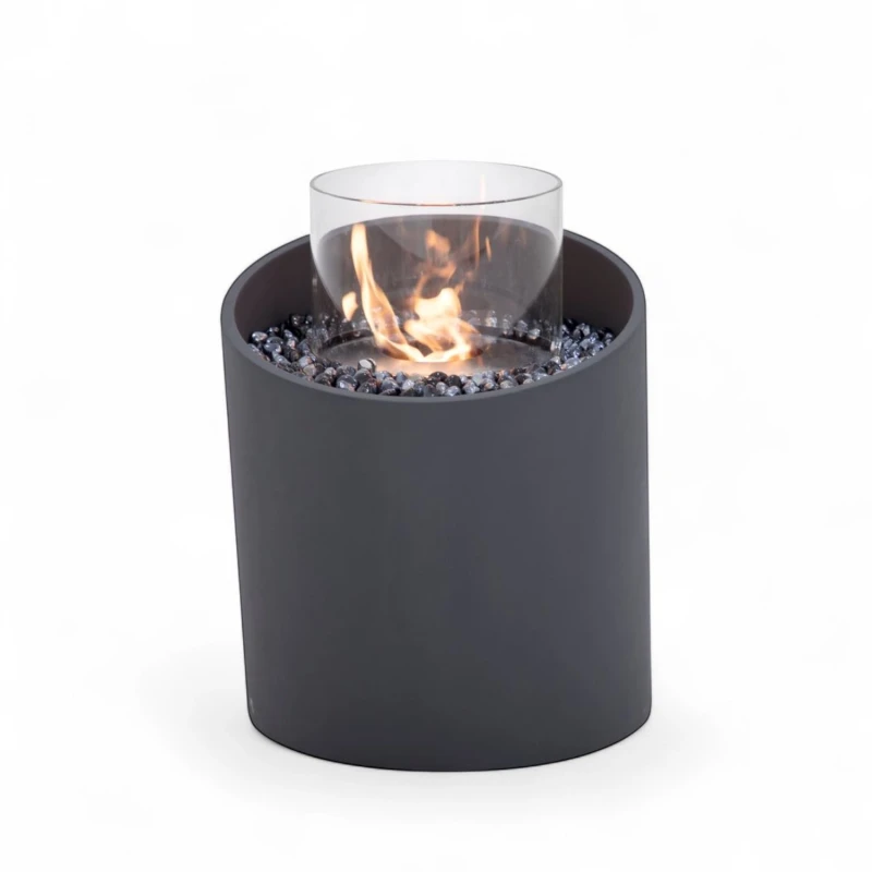 Sort bioethanol ilds&oslash;jle fra Elementi Fires &ndash; model TORRE i st&oslash;rrelse M