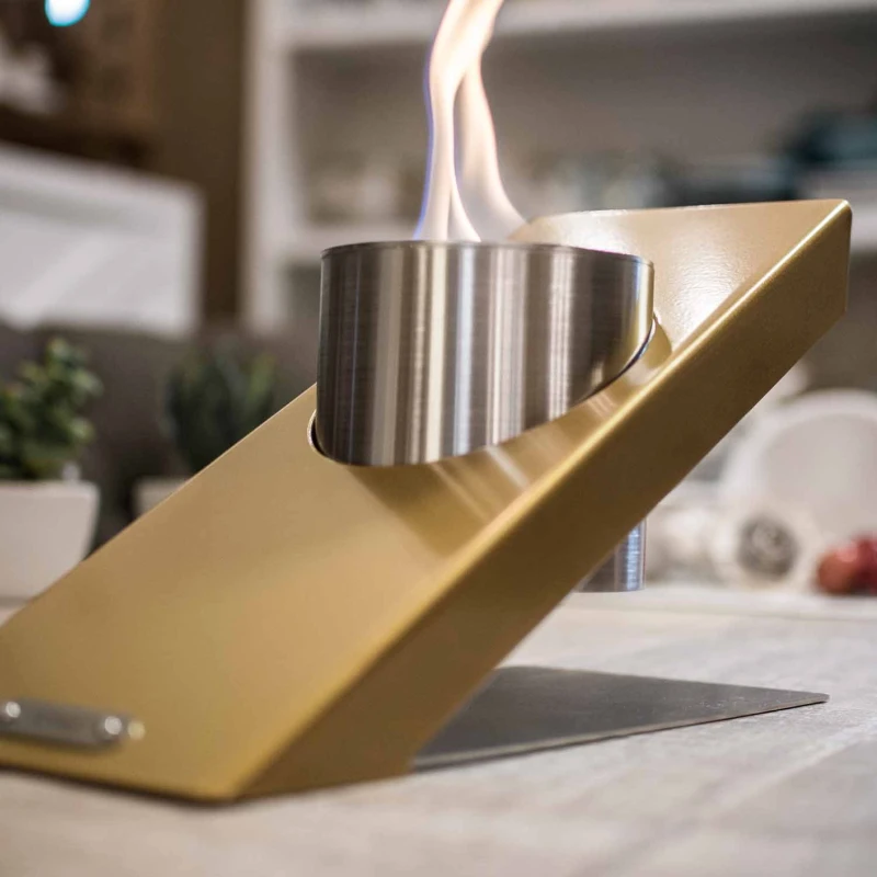 Oblique Single Bordpejs - Golden GlammFire