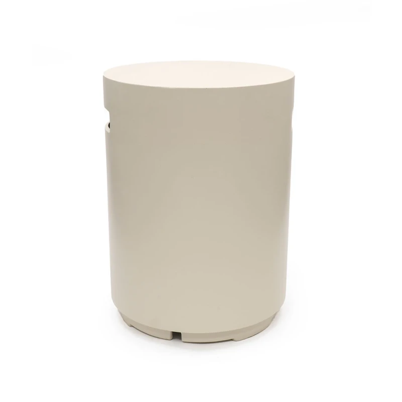 Enclosure Round oyster beige