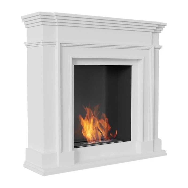 Coalvilla fritstaaende ethanolpejs hvid