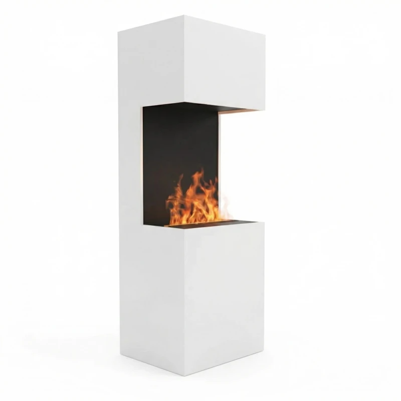 Glow Fire Beethoven - OMC 600 | Fritst&aring;ende vanddamppejs, 170 cm x 60 cm x 50 cm