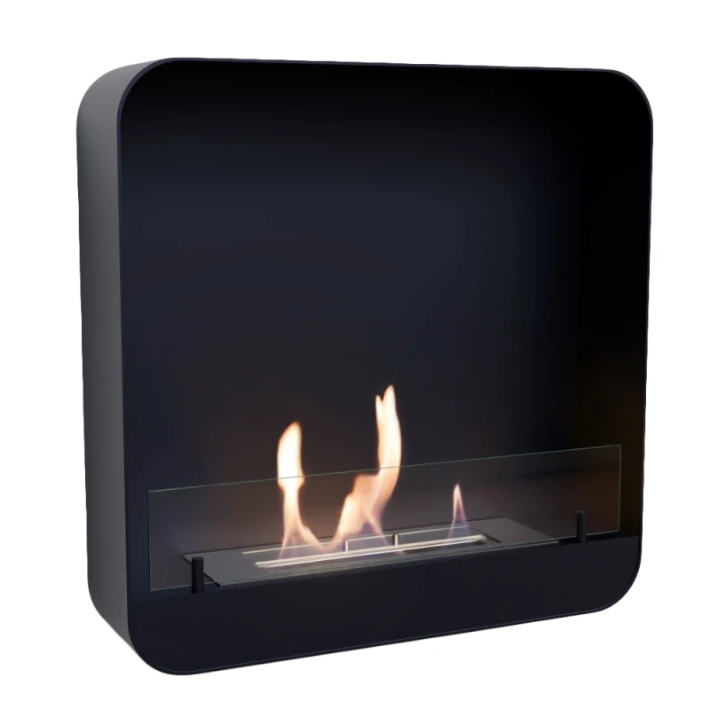 ScandiFlames Ohio 60 Sort Biopejs – Væghængt | Køb nu ScandiFlames Ohio 60 væghængt biopejs i sort