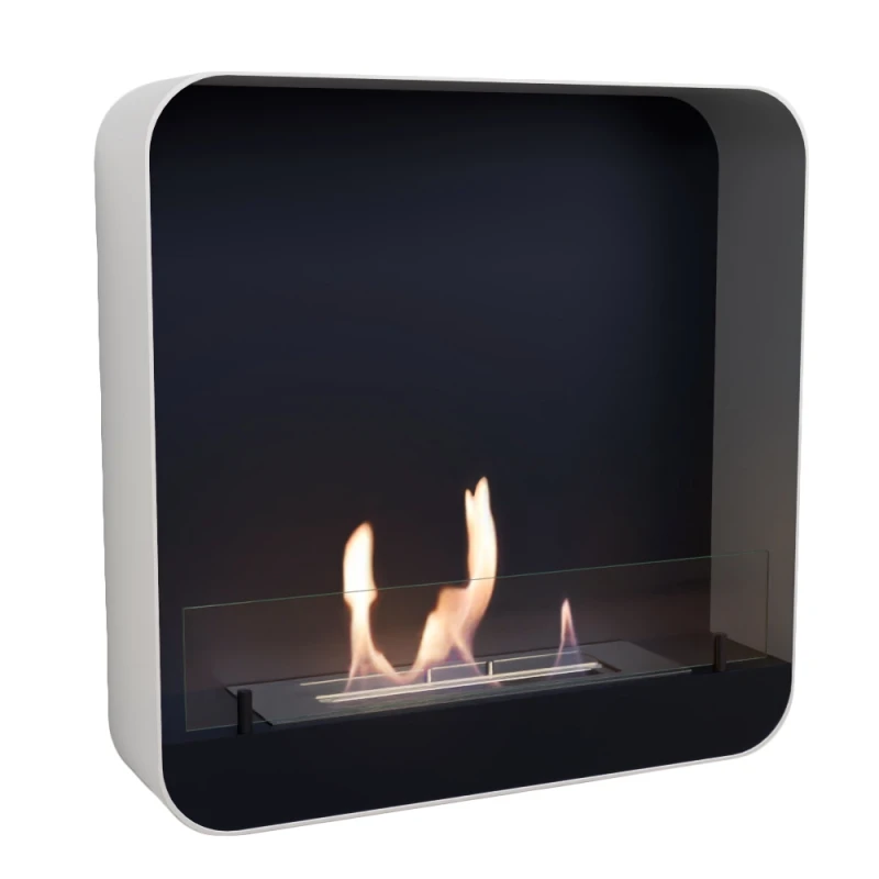 Ohio 60 v&aelig;gh&aelig;ngt biopejs i hvid fra ScandiFlames