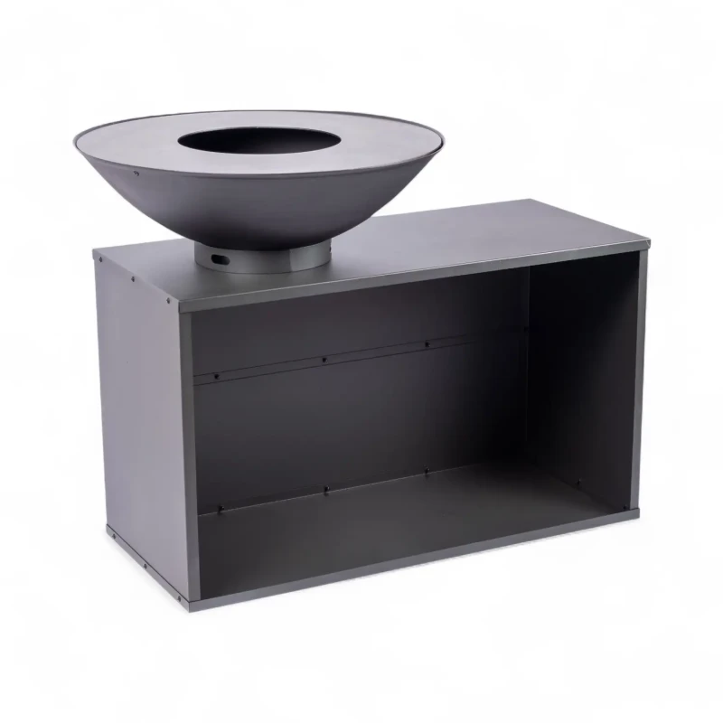 Onyx bord med grill fra RedFire &ndash; sort udend&oslash;rs b&aring;lgrill i st&aring;l