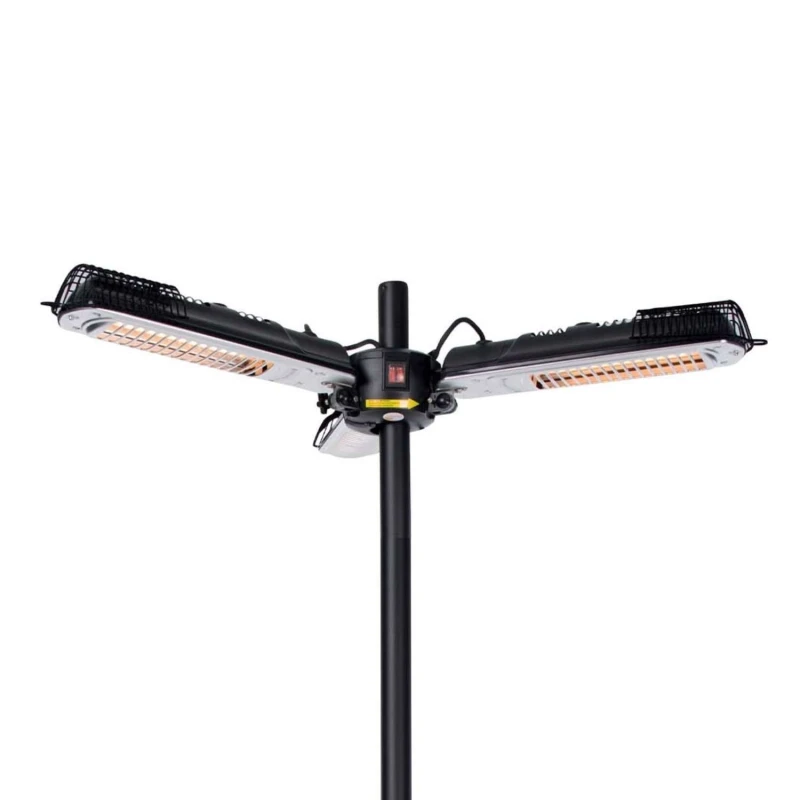 Sunred Parasol Terrassevarmer 2000W – Køb online Sunred Parasol elektrisk terrassevarmer 2000W i sort