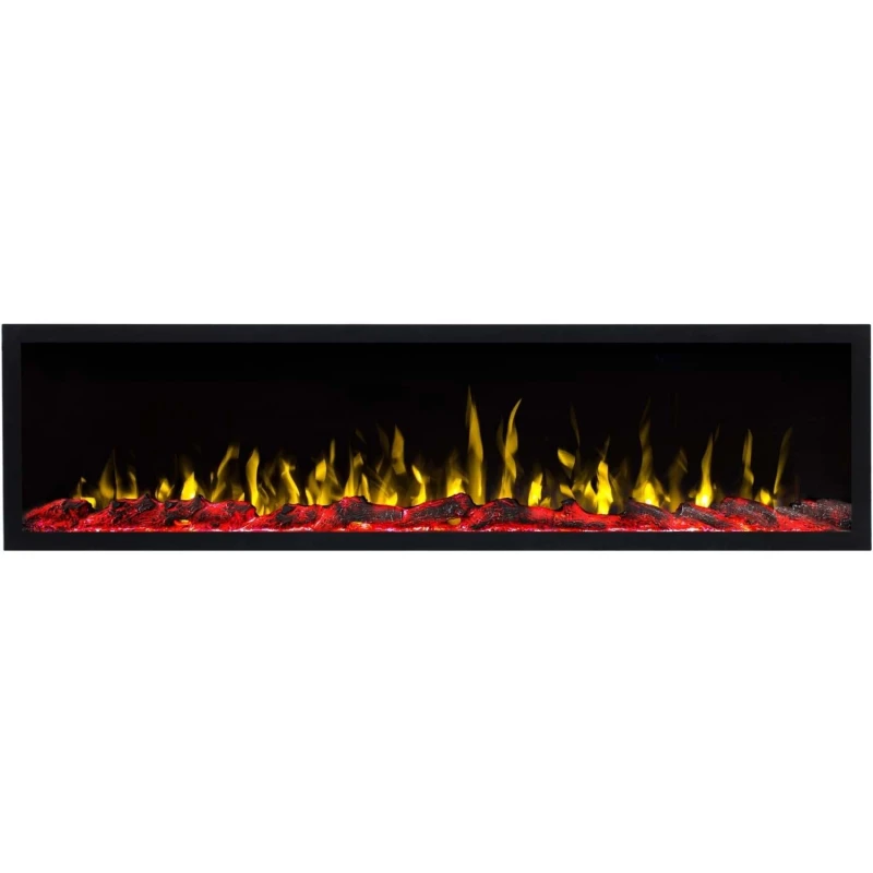 Aflamo Pride Slim 165 cm sort v&aelig;gmonteret elektrisk pejs