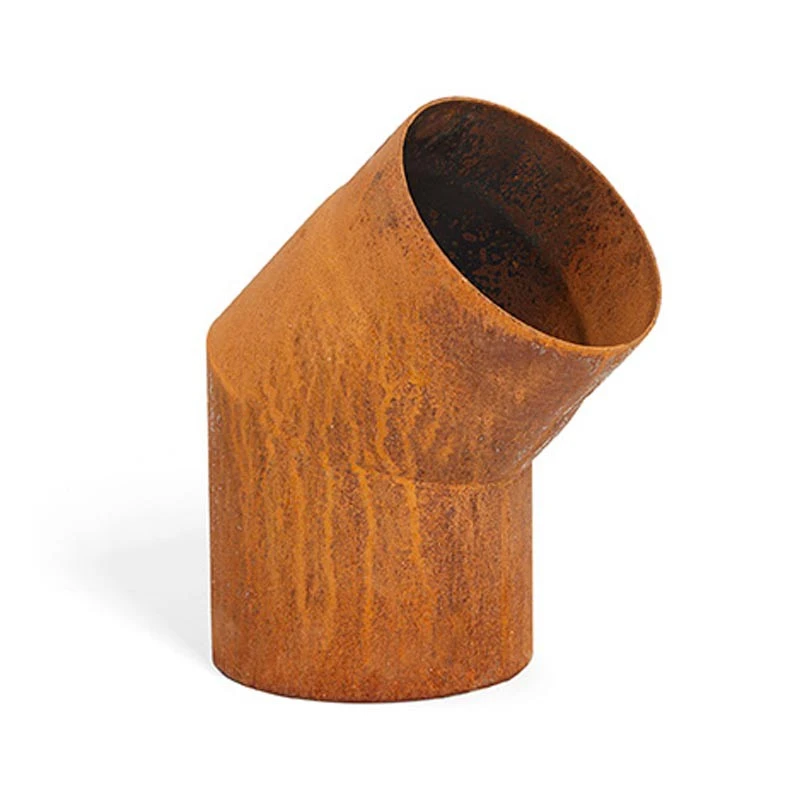 Skorsten med kn&aelig;k til havepejse