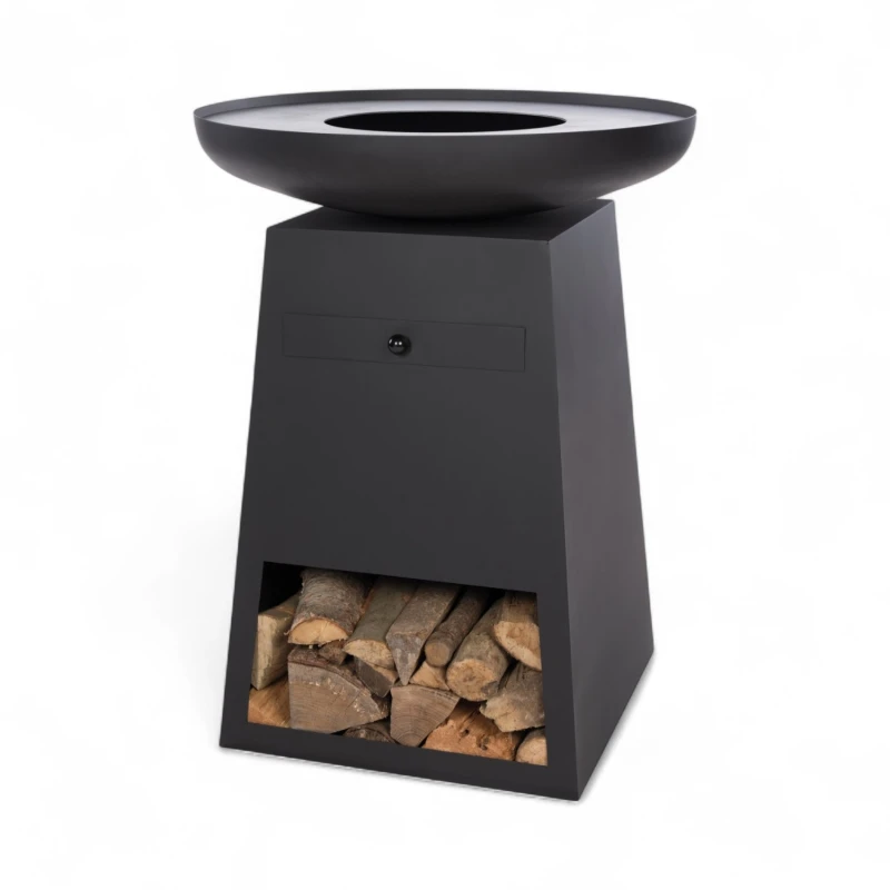 RedFire Orion Klassisk Sort udend&oslash;rs b&aring;lgrill med skorsten