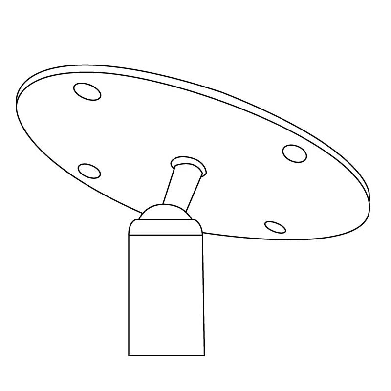 Skr&aring;t loftmontering