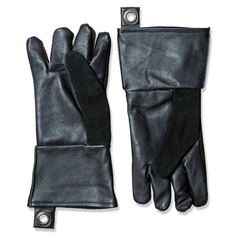 Sorte l&aelig;der grillhandsker Stuff Design
