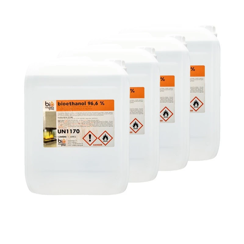 60 x 10 liter bioethanol dunke til biopejs