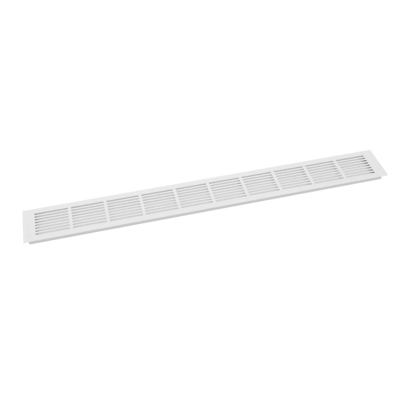 Ventilationsrist Hvid - 100x11 cm med et ventilationsareal 420 cm&sup2;