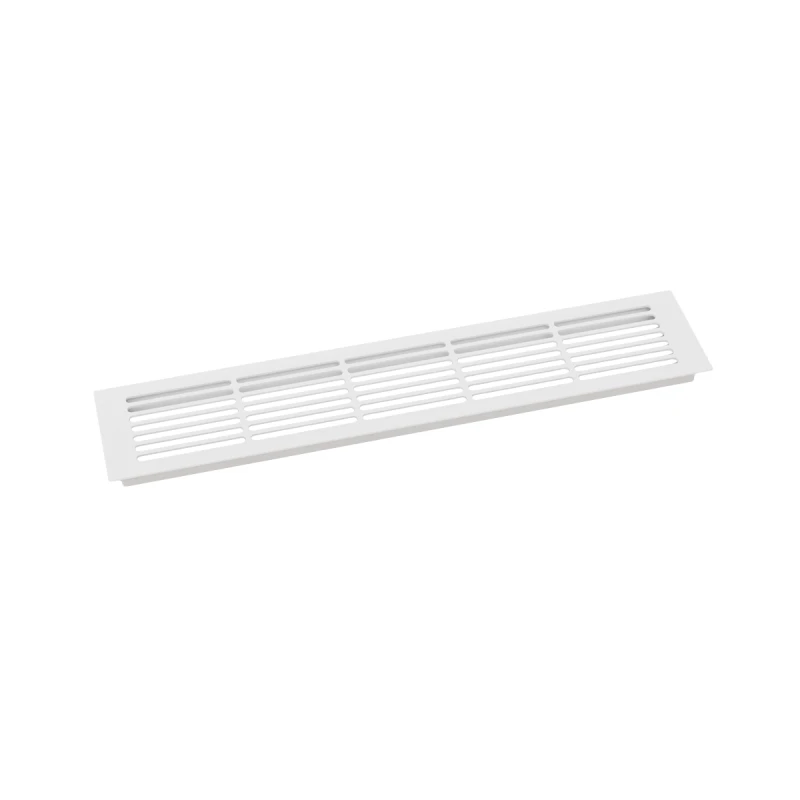 Ventilationsrist Hvid 50 x 10 cm – Ventilationsareal 214 cm² Ventilationsrist Hvid - 50x10 cm med et ventilationsareal 214 cm²