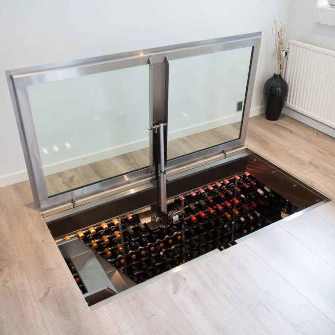 450 flasker vinkælder i gulv Vinorage vinkælder 450 flasker