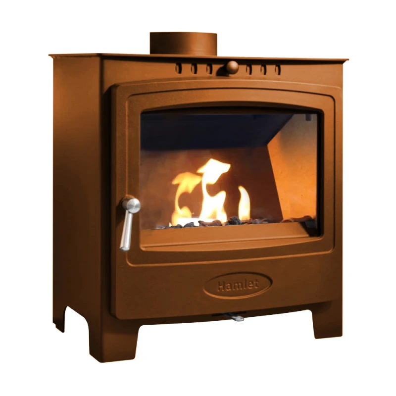 Hamlet Solution 5 Widescreen Terracotta fritst&aring;ende biopejs