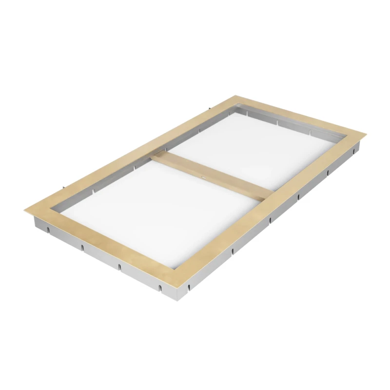 Vinorage glasl&aring;ge til vink&aelig;lder med motor - 640 x 1000 mm - messing