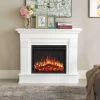 ArtiFlame Albion electric fireplace suite in white with AF23BS insert