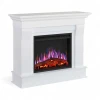 ArtiFlame Albion electric fireplace suite in white with AF23BS insert