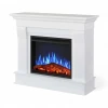 ArtiFlame Albion electric fireplace suite in white with AF23BS insert