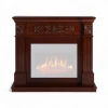 Marco de chimenea Toscana en color casta&ntilde;o de ArtiFlame, dise&ntilde;o cl&aacute;sico independiente