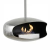 Hein och Haugaard UFO-50 Rund Takmonterad etanolkamin i st&aring;l
