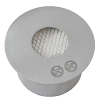 Ronde brander met 0,9 liter capaciteit in roestvrij staal. Perfect voor doe-het-zelf biohaarden. Maat &Oslash;: 12,5 x H: 9 cm