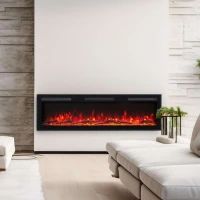 Majestic PRO Aan de Muur Gemonteerde Elektrische Haard 84" (213 cm)