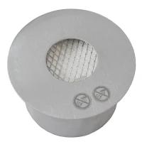 Ronde bio-ethanol brander met een capaciteit van 2,5 liter. Maat &Oslash;: 19 x H: 10 cm.