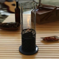 Vornado bio-ethanolhaard &ndash; stijlvol model met een decoratieve geperforeerde basis en hoge vlam