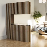 Foco Room Divider 1000 Smal - 3-zijdige ingebouwde bio-ethanol haard