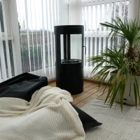 Columbus - Vrijstaande Bio-ethanol kachel met 360 graden zicht