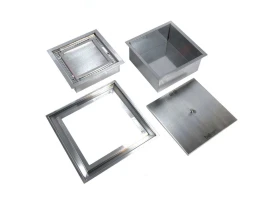 Vierkante buitenhaard van 5 L