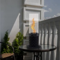 Vornado bio-ethanolhaard &ndash; stijlvol model met een decoratieve geperforeerde basis en hoge vlam