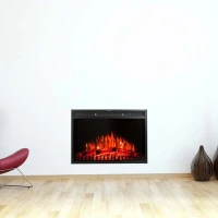 LED klassieke inbouw haard - 67 cm