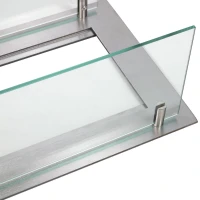 Inbouwprofiel voor 80 cm handmatige bio-ethanol brander