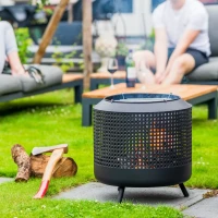 Midland bålkurv med rist