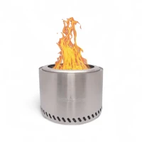 Volcano Extra Large pellet vuurkorf van roestvrij staal &ndash; 15 kg blikvanger voor de tuin