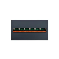 Waterdamphaard inzetstuk met sierhout