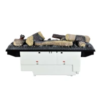 Waterdamphaard inzetstuk met sierhout