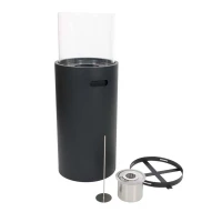 Zwarte bio-ethanol haard