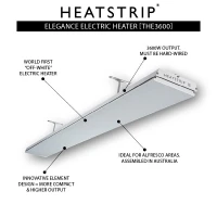 Elegante warmtebron van Heatstrip