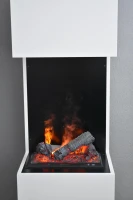 Glow Fire Beethoven Wit - OMC 600 | Vrijstaande Waterdamphaard, 170 cm x 60 cm x 50 cm