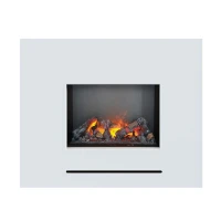 Glow Fire Lessing - Motor 56-600 | Vrijstaande Waterdamphaard met Verwarming, 90 cm x 110 cm x 35 cm
