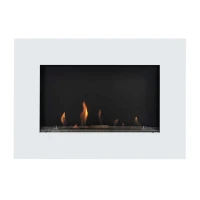 Murus 800 mm brede. Glossy witte biohaard voor montering aan de muur.