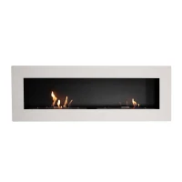 Murus 1600 mm brede mat witte biohaard voor aan de muur