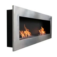 Murus 1600 mm Geborsteld staal muurhangende biohaard