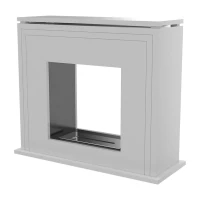 Colyton vrijstaande witte bio-ethanolhaard